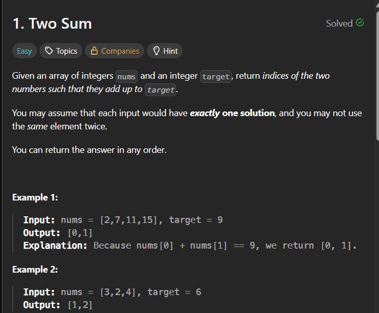 LeetCode: Two Sum - HashMap Mastery